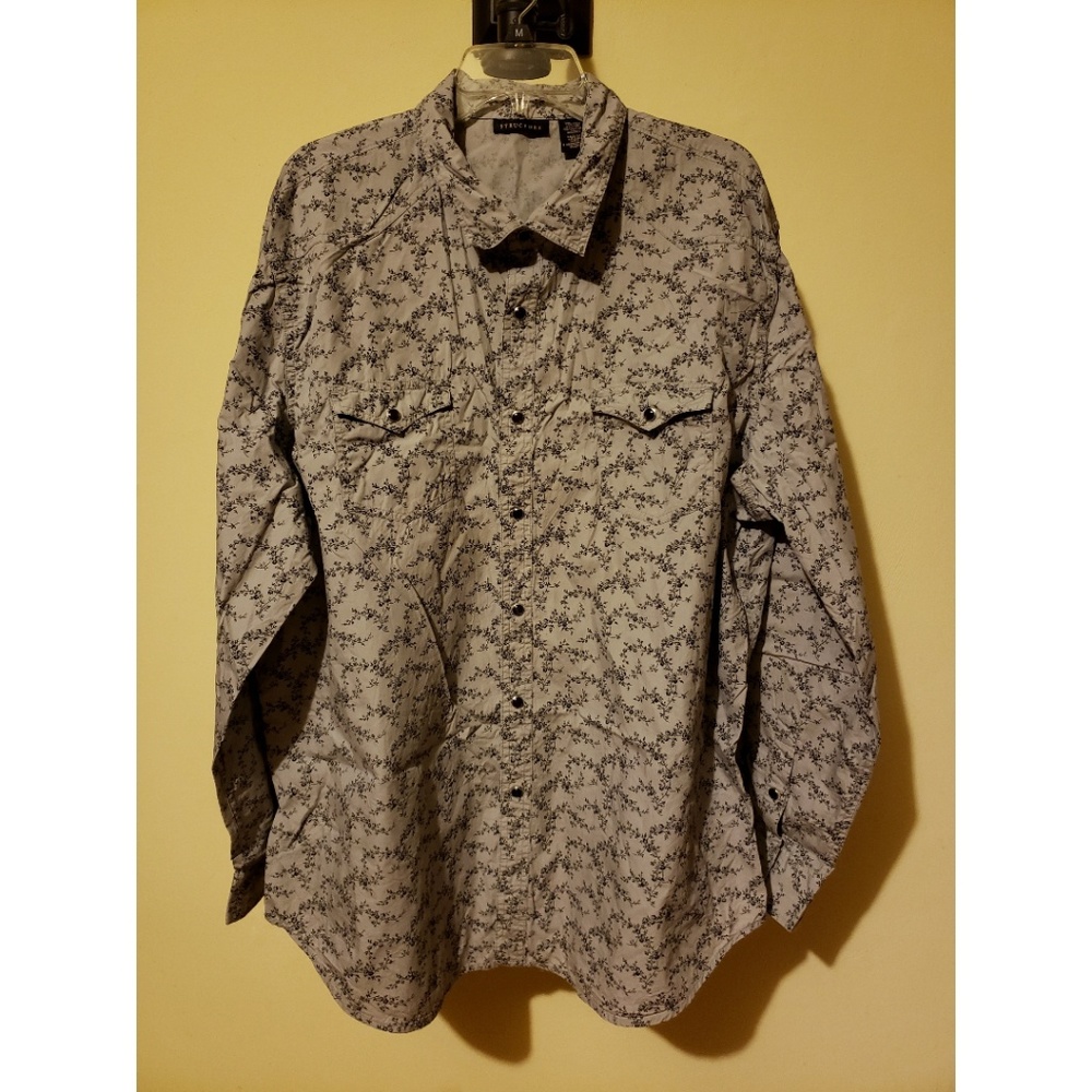 XXL Button Flower blouse
